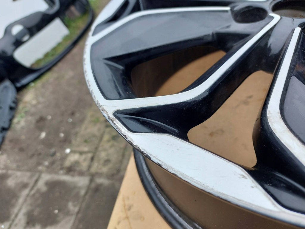 1x Alufelge 17 Zoll 7.0" 4x100 44ET Glanz Schwarz 403001878 Renault Captur Clio