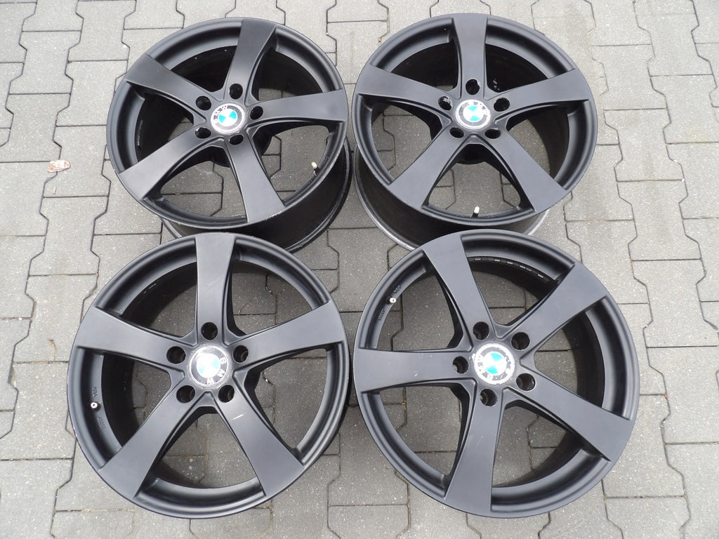4x Alufelge 18 Zoll 8.0" 5x120 30ET Matt Schwarz BMW Rim Wheel FEL7954528340qe
