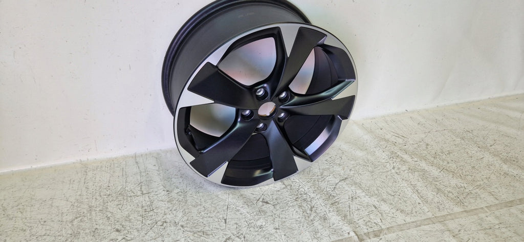 1x Alufelge 18 Zoll 7.5" 5x112 46ET Glanz Schwarz 5FA601025H Seat Leon Rim Wheel FEL5520333154hw