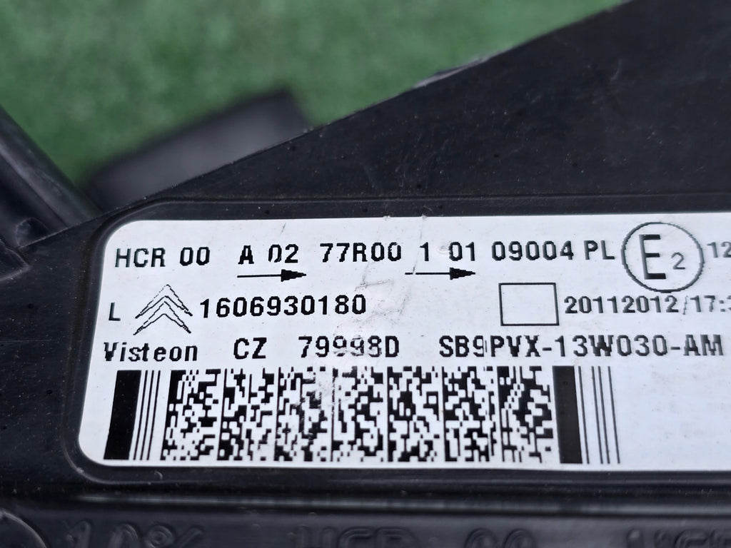 Frontscheinwerfer Citroën C3 1606930180 Links Scheinwerfer Headlight