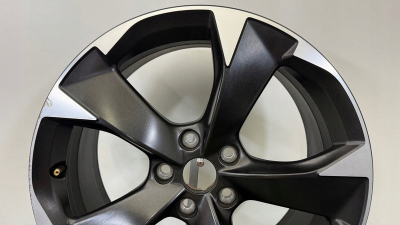 1x Alufelge 18 Zoll 7.5" 5x112 46ET Glanz Schwarz 5FA601025H Seat Rim Wheel FEL1190061909ia