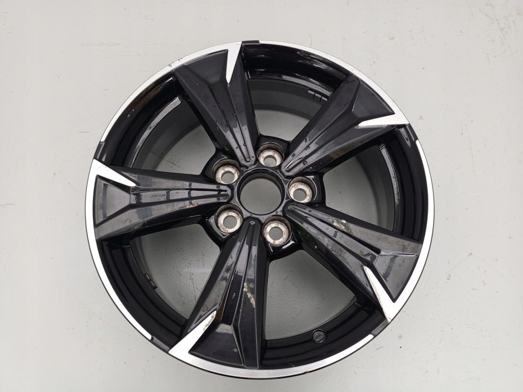 1x Alufelge 17 Zoll 6.5" 5x114.3 45ET Glanz Schwarz Toyota Verso Rim Wheel FEL2959667899no