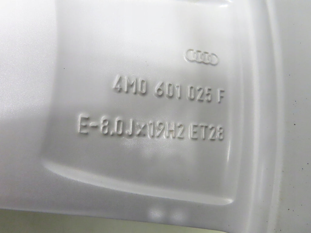 4x Alufelge 19 Zoll 8.0" 5x112 28ET Glanz Silber 4M0601025F Audi Q7 Q5 Rim Wheel FEL7122035670of