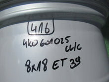 Laden Sie das Bild in den Galerie-Viewer, 1x Alufelge 18 Zoll 8.0" 5x112 39ET Silber 4K8601025C Audi A6 B9 Rim Wheel FEL1417439428nw