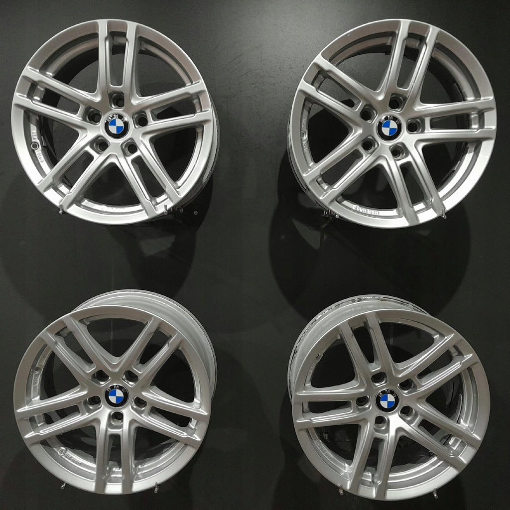 4x Alufelge 16 Zoll 6.5" 5x112 22ET Silber KBA52618 BMW 3 G21 G20 Rim Wheel FEL3484608574cg