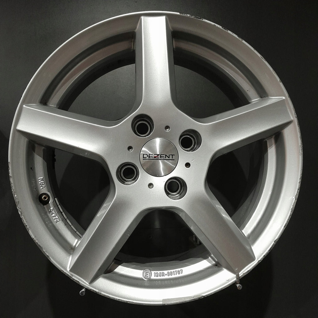 4x Alufelge 16 Zoll 6.5" 4x108 38ET Silber KBA52972 F601098 Citroën I Corsa F FEL6293695823vb