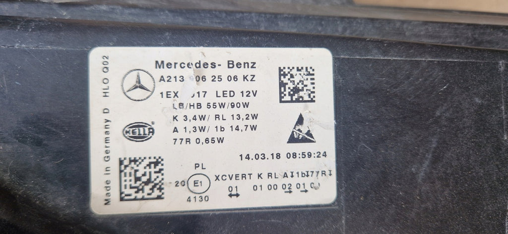 Frontscheinwerfer Mercedes-Benz W213 A2139062506 Ein Stück (Rechts oder Links) SCH4731397750nz