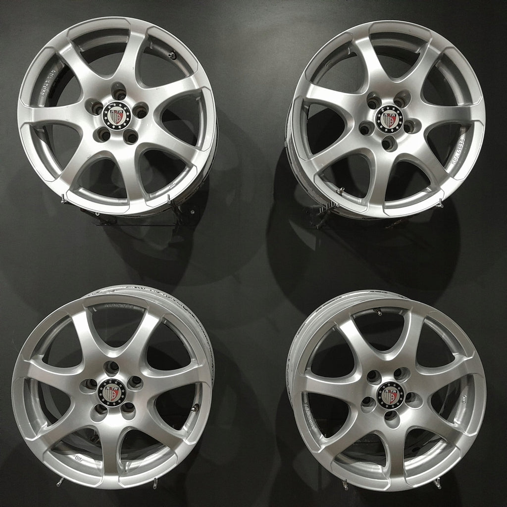 4x Alufelge 16 Zoll 6.0" 5x100 38ET Glanz Silber Skoda Kamiq Rim Wheel FEL3900215329hm