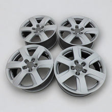 Load image into Gallery viewer, 4x Alufelge 17 Zoll 7.0&quot; 5x112 25ET Glanz Silber Audi A5 Rim Wheel