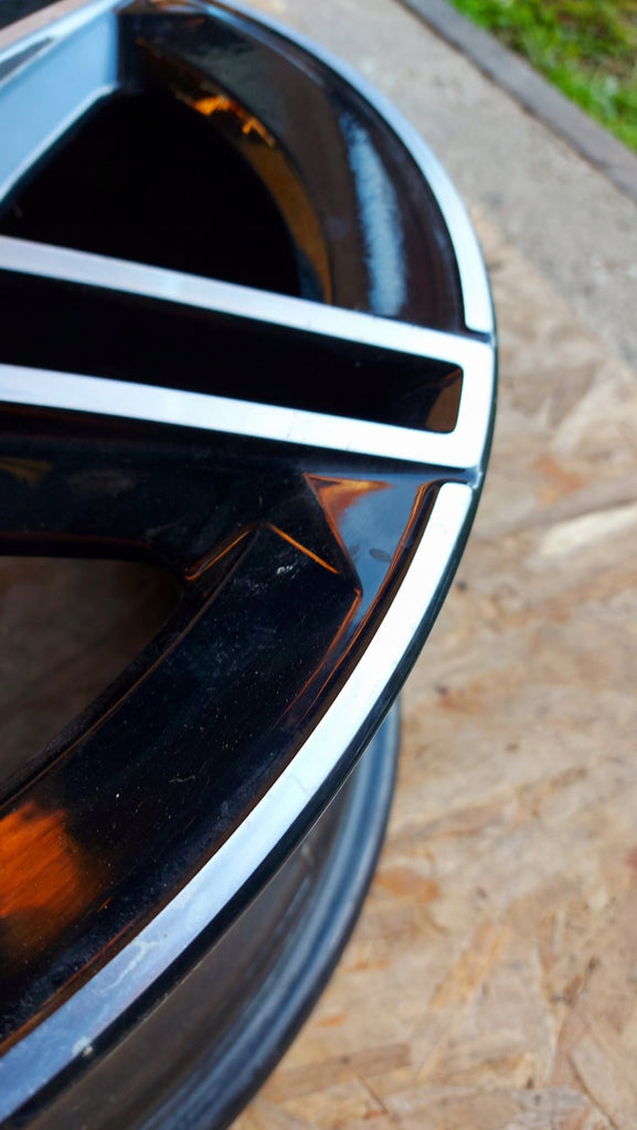 1x Alufelge 18 Zoll 7.5" 5x112 49ET Glanz Schwarz A1774011500 Mercedes-Benz Amg FEL8204221240lr