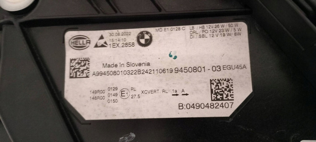 Frontscheinwerfer BMW 3 G21 G20 9450801 Laser Links Scheinwerfer Headlight SCH7473270485qx