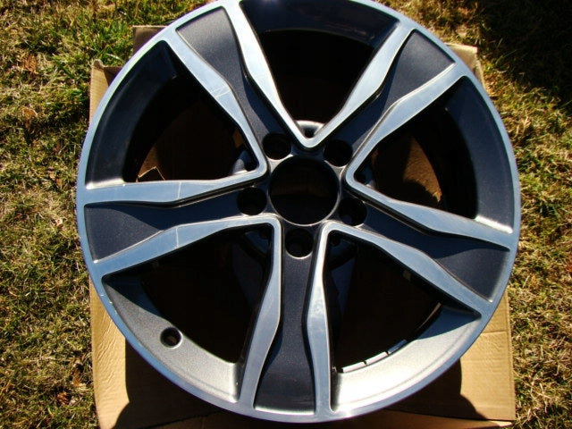 1x Alufelge 17 Zoll 7.0" 5x112 48ET Glanz Schwarz A2054010800 Mercedes-Benz W205 FEL2666543562qx