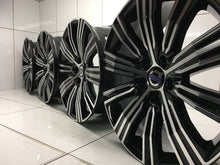 Laden Sie das Bild in den Galerie-Viewer, 4x Alufelge 18 Zoll 8.0" 5x108 42ET Glanz Schwarz 31471312 Volvo V60 I S60 FEL1865103126zz