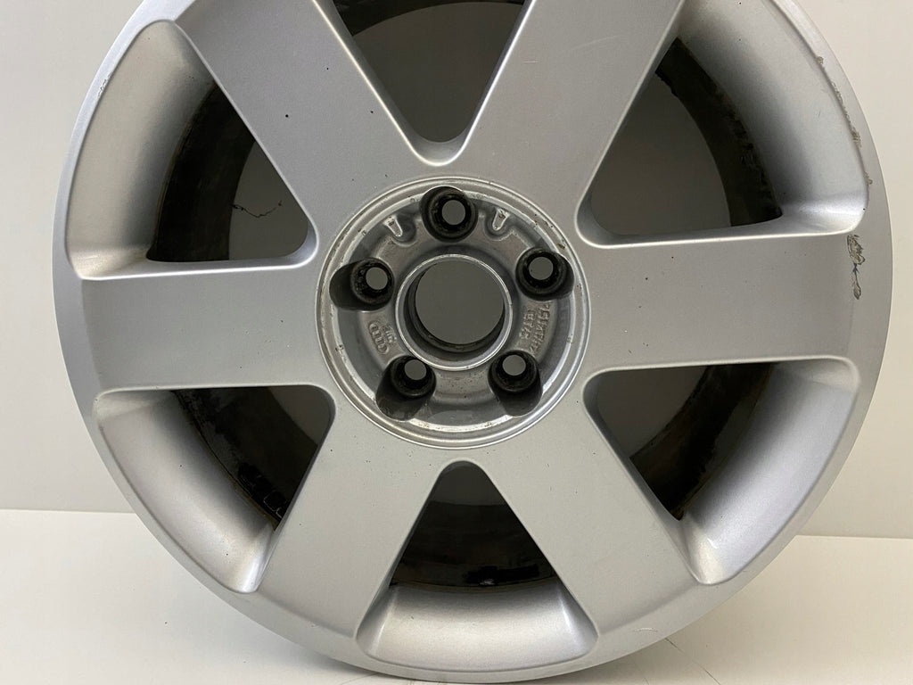 1x Alufelge 17 Zoll 7.5" 5x112 45ET Glanz Silber 8E0601025J Audi A4 B6 B7