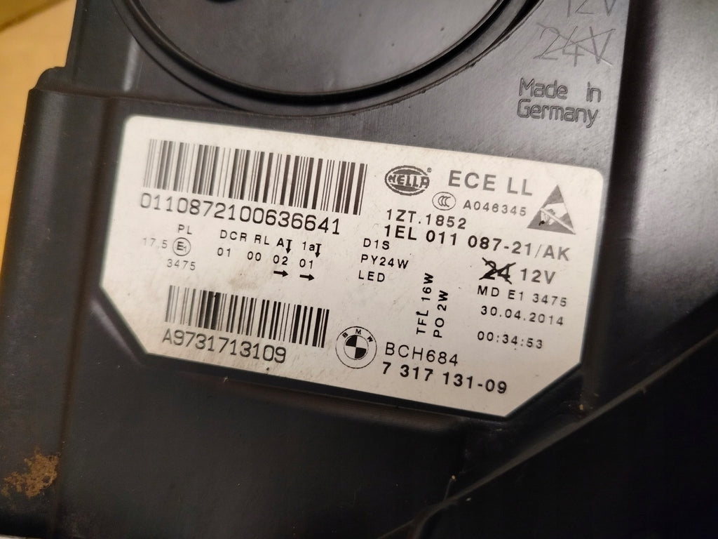 Frontscheinwerfer BMW F10 7317131-09 LED Links Scheinwerfer Headlight SCH7788030866bl