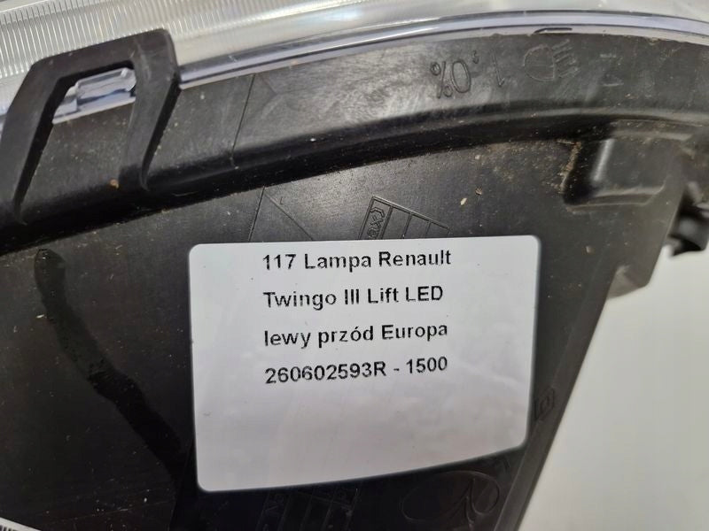Frontscheinwerfer Renault Twingo III 260602593R LED Links Scheinwerfer Headlight SCH2879310522xa