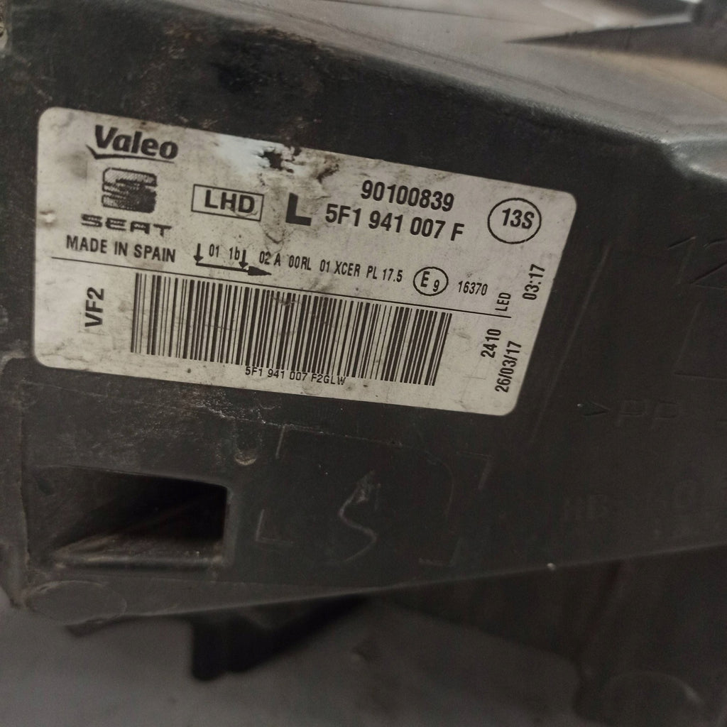 Frontscheinwerfer Seat Leon 5F1941007F Links Scheinwerfer Headlight SCH6959145091fo