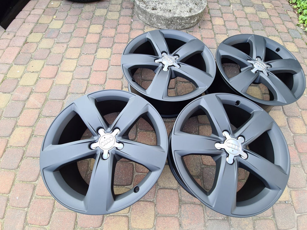 4x Alufelge 18 Zoll 7.5" 5x112 37ET Glanz Silber 4G0601025M Audi A6 I Rim Wheel FEL4147327020tp
