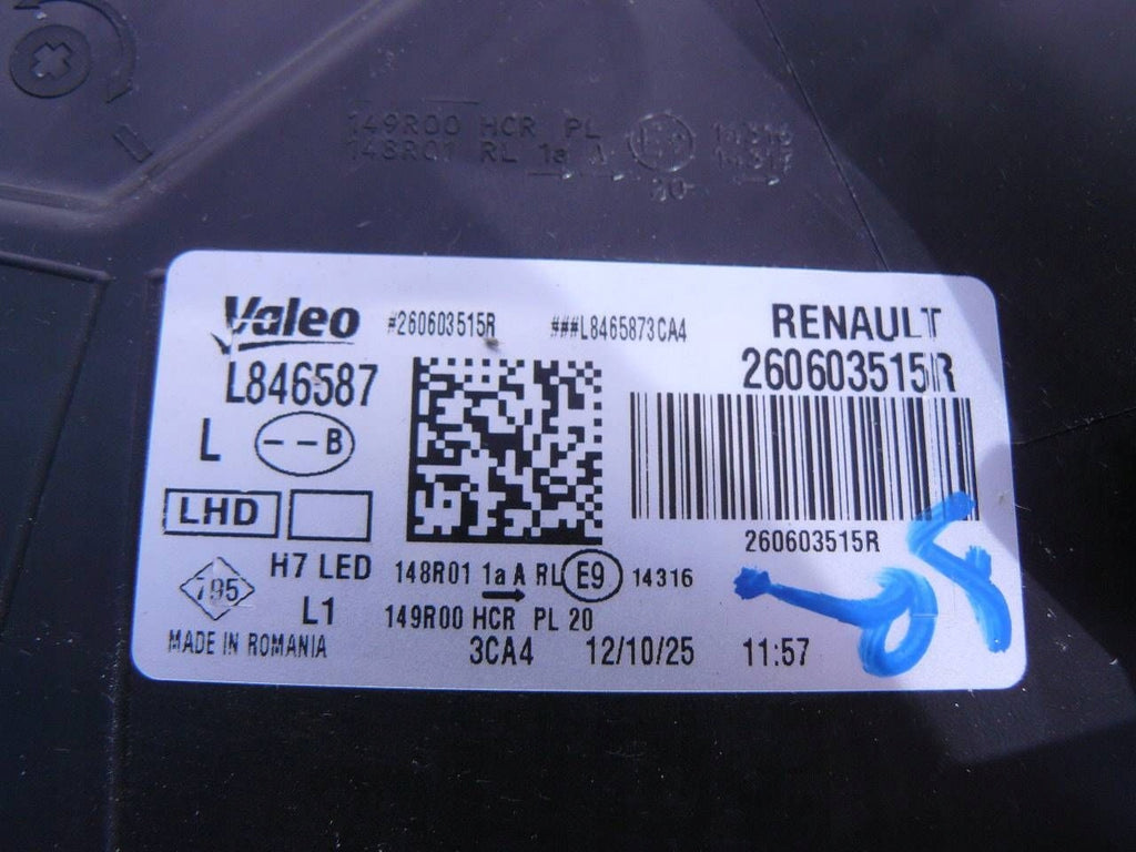Frontscheinwerfer Dacia Duster 260602515R RL846587 260603515 LED Links Headlight SCH3443335616vi