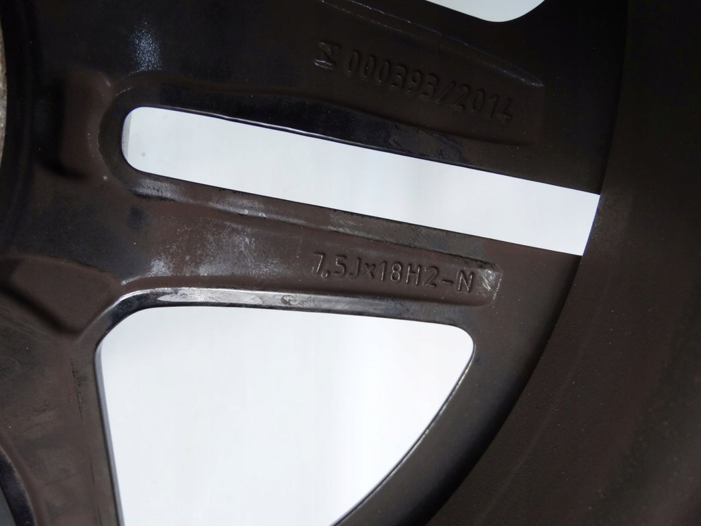 1x Alufelge 18 Zoll 7.5" 5x112 49ET Glanz Schwarz A1774011500 Mercedes-Benz W177 FEL4823838509uz