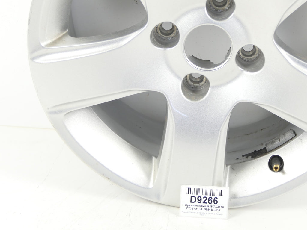 1x Alufelge 16 Zoll 7.0" 4x108 9684880380 Peugeot 3008 Rim Wheel FEL7037246976vq