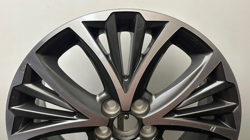 1x Alufelge 17 Zoll 6.5" 5x100 50ET Glanz Graphit PW457-0D005 Mg Yaris Rim Wheel FEL4163324190ea