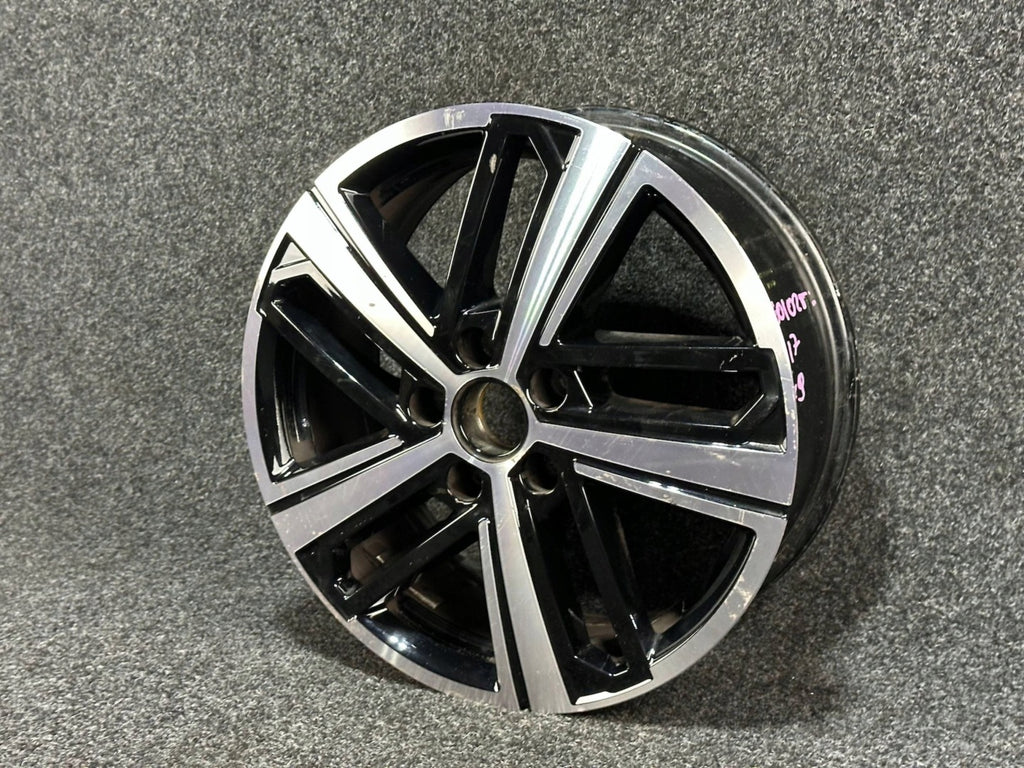 1x Alufelge 17 Zoll 6.5" 5x112 49ET Glanz Schwarz 2K7601025C VW Caddy V FEL6620592188id