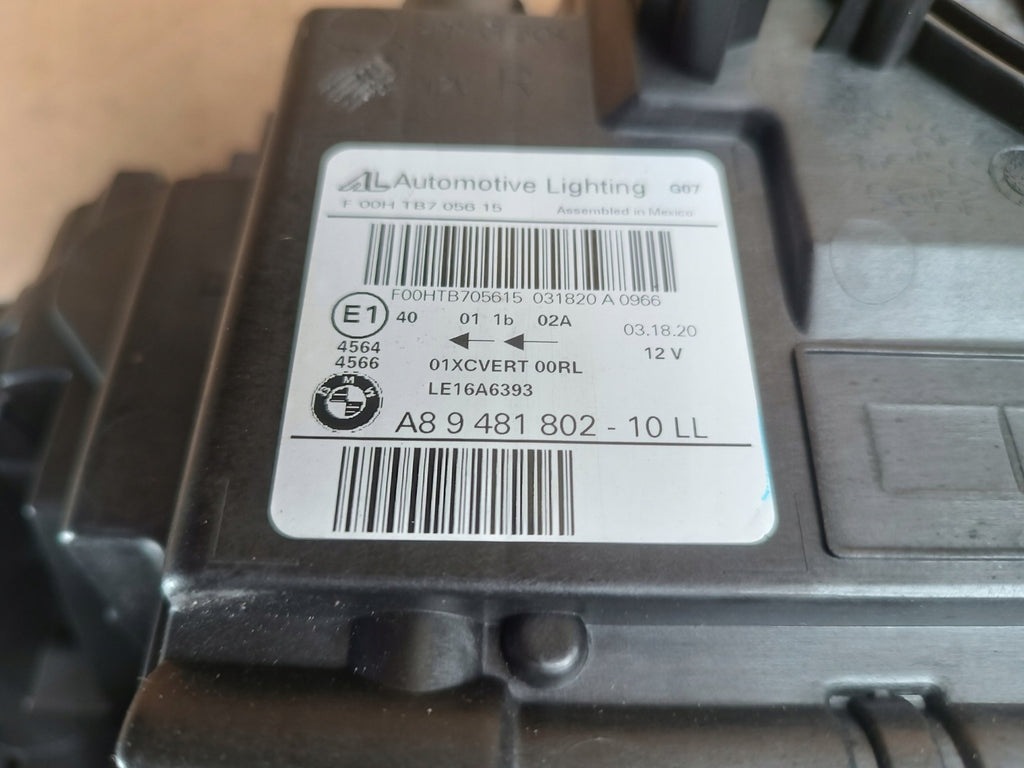 Frontscheinwerfer BMW X7 G07 9481802-10 Laser Rechts Scheinwerfer Headlight SCH3436182446rm