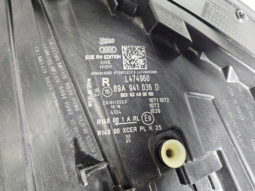 Frontscheinwerfer Audi E-Tron 89A941036D LED Rechts Scheinwerfer Headlight