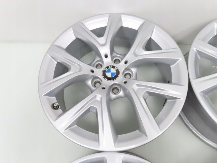 4x Alufelge 17 Zoll 6.5" 5x112 39ET Glanz Silber 6856076 BMW F39 X1 F48 FEL1422649351td