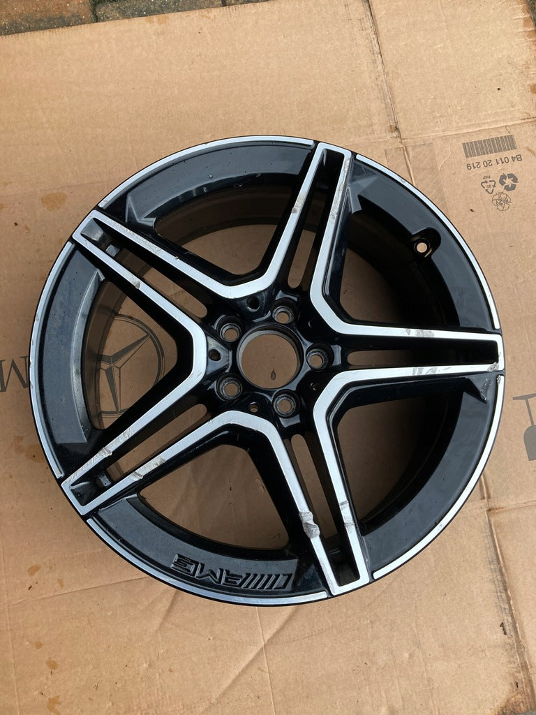 1x Alufelge 19 Zoll 7.5" 5x120 53ET A2474011500 Mercedes-Benz Glb Gla Amg FEL8768958703xc