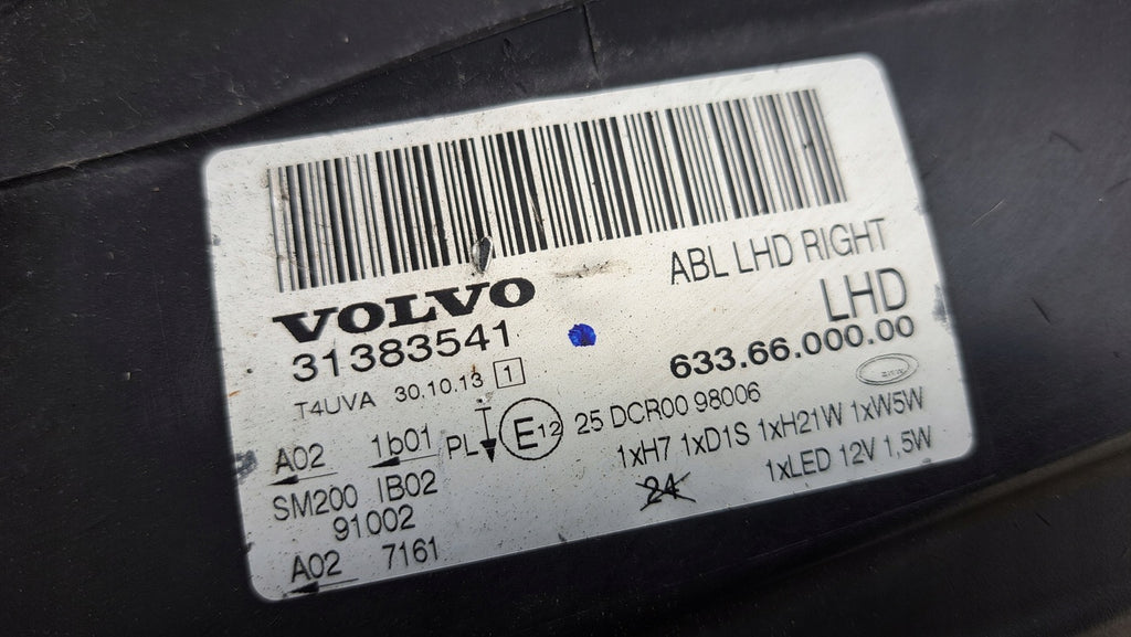Frontscheinwerfer Volvo Xc70 31383541 Xenon Rechts Scheinwerfer Headlight SCH1028662904if