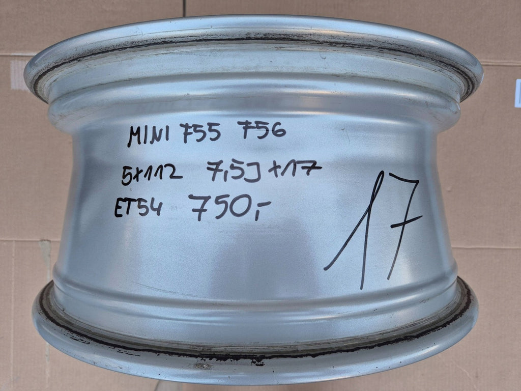 1x Alufelge 17 Zoll 7.5" 5x112 54ET 6856045 Mini F56 F55 Rim Wheel FEL6376864602xa