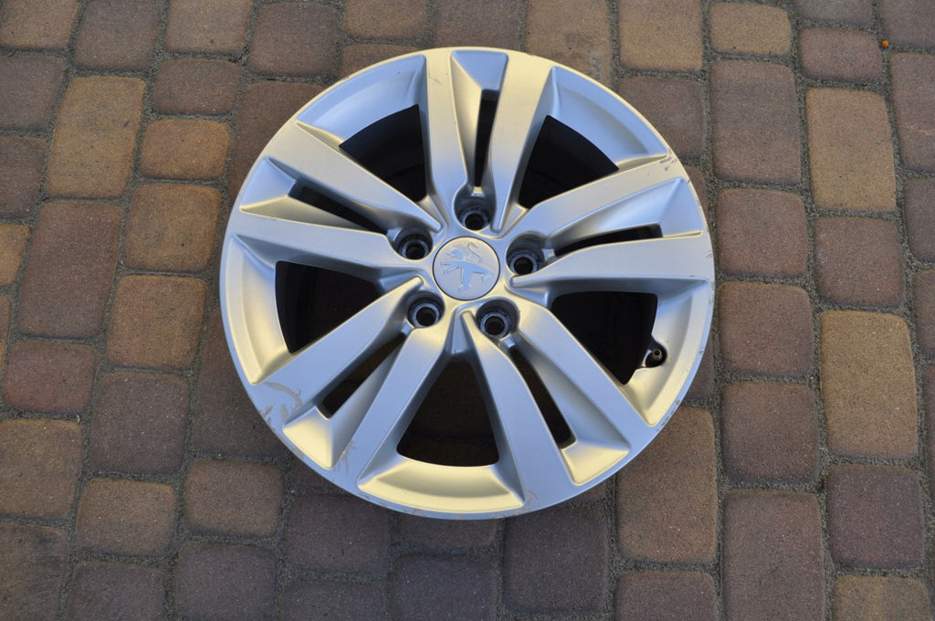 1x Alufelge 16 Zoll 7.0" 5x108 44ET Glanz Silber 9677989577 Peugeot 308 FEL8290111523gf