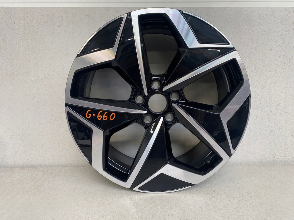 1x Alufelge 19 Zoll 7.5" 5x112 50ET Glanz Schwarz 10A601025 87169090 VW Id.3 FEL8190542411da