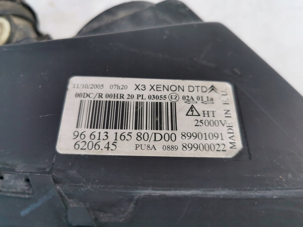 Frontscheinwerfer Citroën C5 II 9661316980 Xenon Rechts Scheinwerfer Headlight