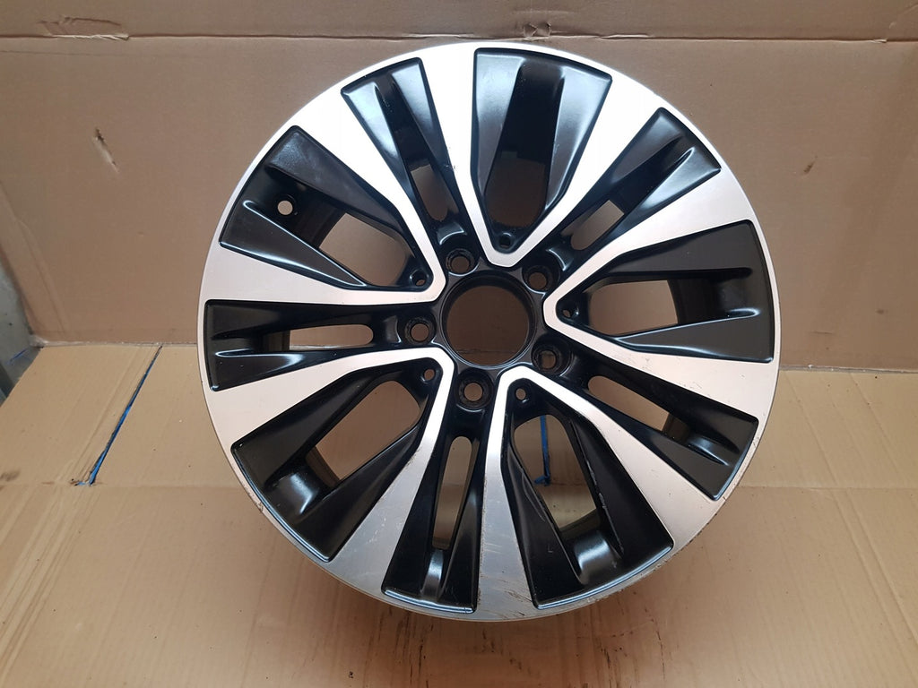 1x Alufelge 16 Zoll 6.5" 5x112 44ET Matt Schwarz A1774010000 Mercedes-Benz