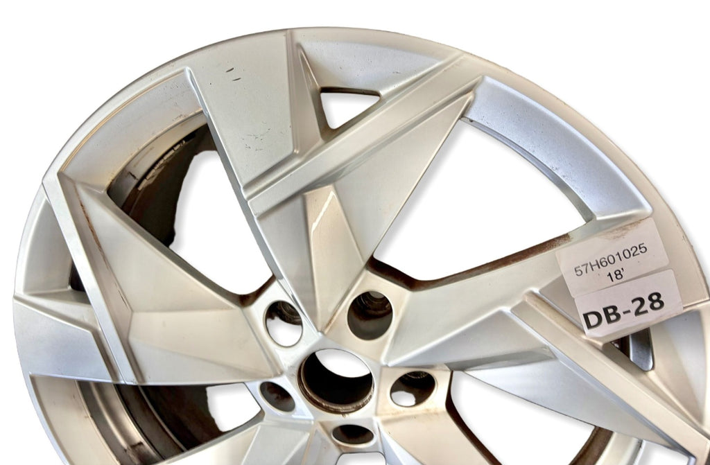 1x Alufelge 18 Zoll 7.5" 5x112 40ET Glanz Silber 57H601025 Skoda Kodiaq FEL1336656130qj