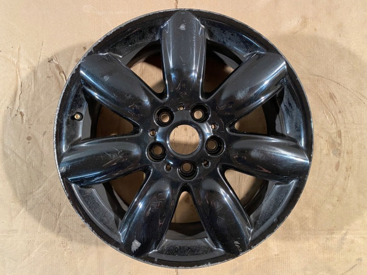 1x Alufelge 17 Zoll 7.0" 5x112 47ET Glanz Schwarz 6856059 Mini Clubman F54 FEL3894916221ui