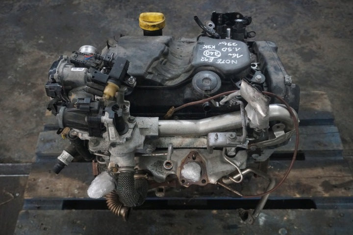 Motor Nissan Note E12 K9K608 1.5 DCI 90PS 66kW 62TKm 2013 Diesel Unkomplett MOT6430380449iu
