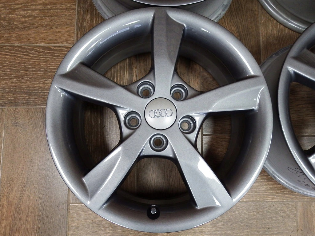 4x Alufelge 16 Zoll 6.0" 5x112 48ET 8V0071496 Audi B6 Rim Wheel FEL5851094687vf