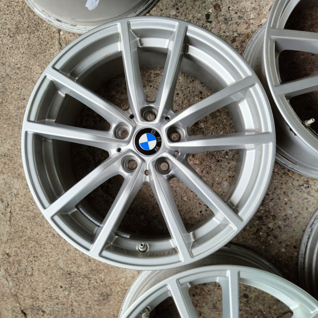 4x Alufelge 17 Zoll 7.5" 5x112 30ET Glanz Silber 6883520 BMW Rim Wheel FEL4429919437qh