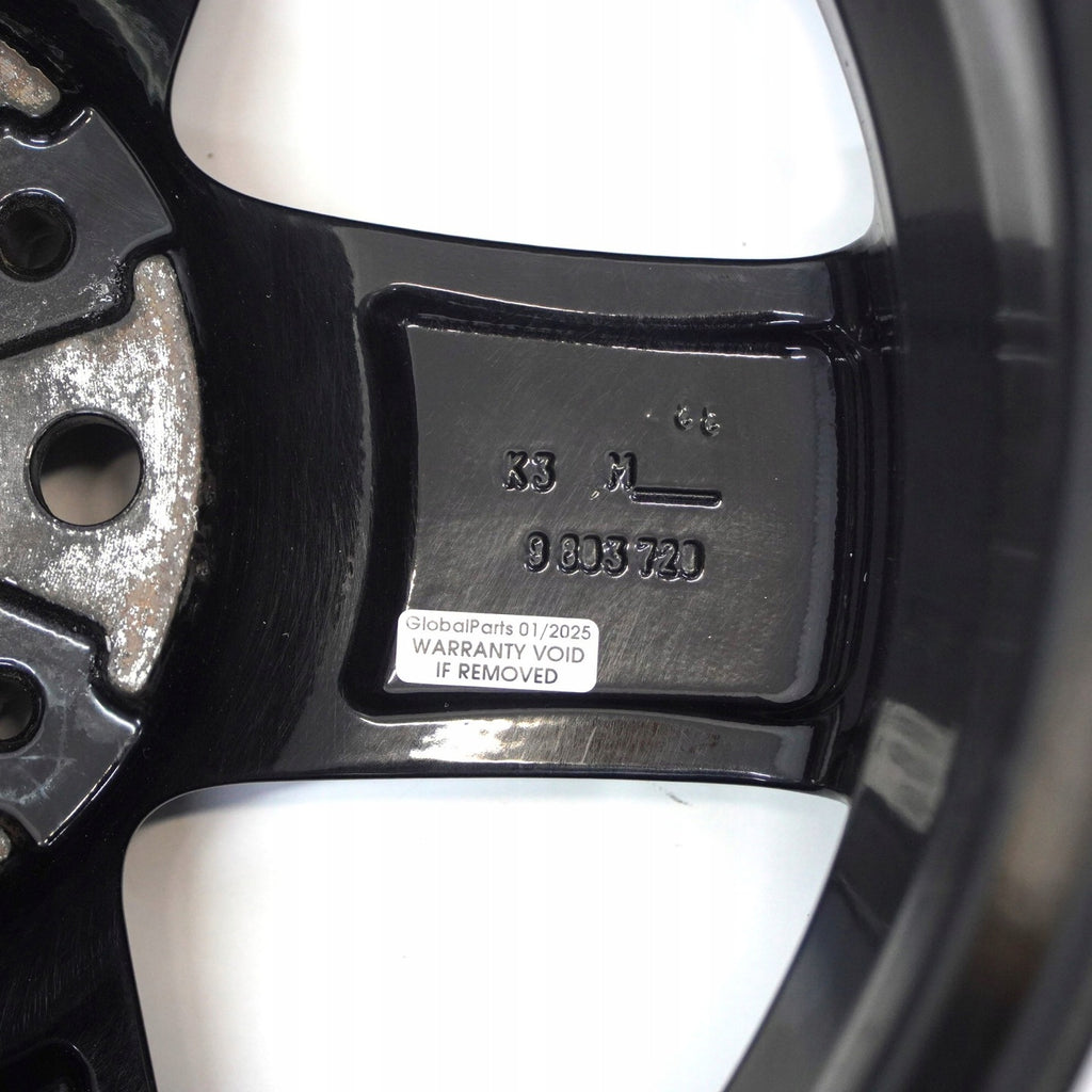 1x Alufelge 16 Zoll 6.5" 5x120 46ET Glanz Silber 9803720 Mini R60 Rim Wheel FEL8088372758wj