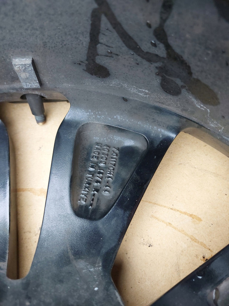 1x Alufelge 17 Zoll 7.0" 4x100 44ET Glanz Schwarz 403001878 Renault Captur Clio