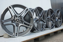 Load image into Gallery viewer, 4x Alufelge 18 Zoll 7.5&quot; 5x112 44ET Glanz Schwarz A2054019500 Mercedes-Benz W205