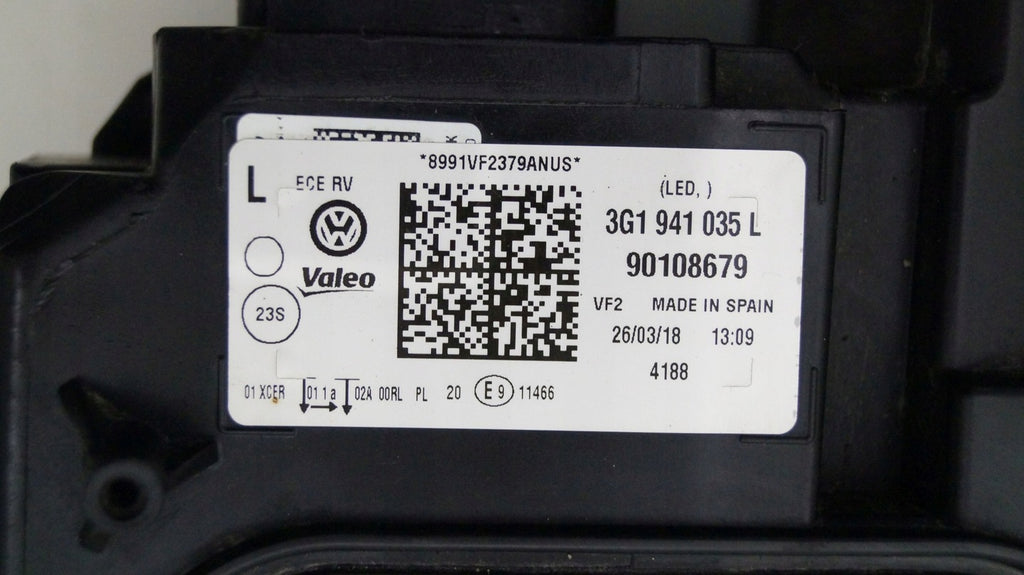 Frontscheinwerfer VW Passat B8 3G160102581 Full LED Links Scheinwerfer Headlight SCH4489807870fa