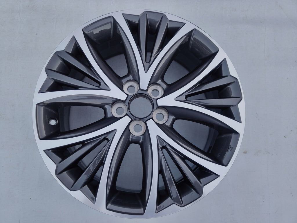 1x Alufelge 17 Zoll 6.5" 5x100 50ET Glanz Graphit PW457-0D005 Mg Yaris Rim Wheel FEL9556294403ts
