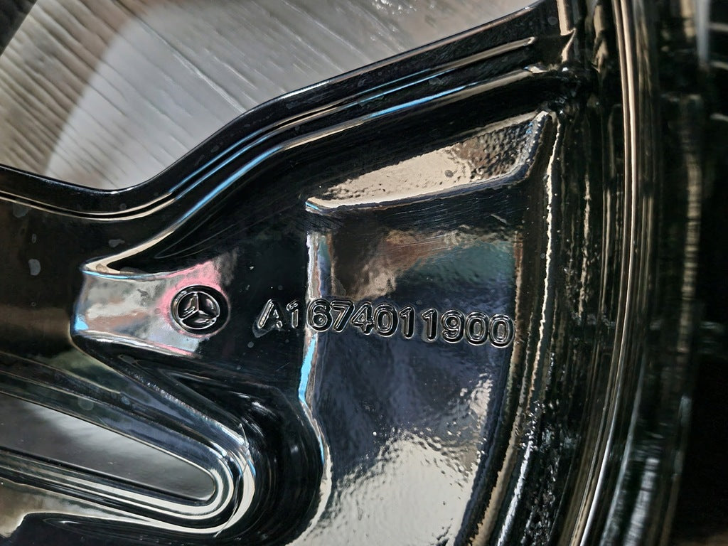 1x Alufelge 19 Zoll 8.0" 5x112 61ET Glanz Schwarz A1674011900 Mercedes-Benz Gle FEL2128781670dc