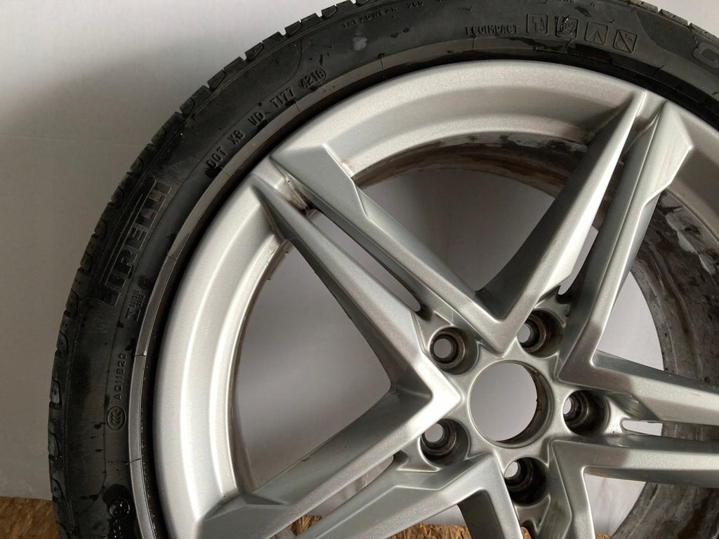 1x Alufelge 18 Zoll 8.0" 5x112 40ET Matt Graphit 8W0601025EC Audi A4 Rim Wheel FEL2931817773hd
