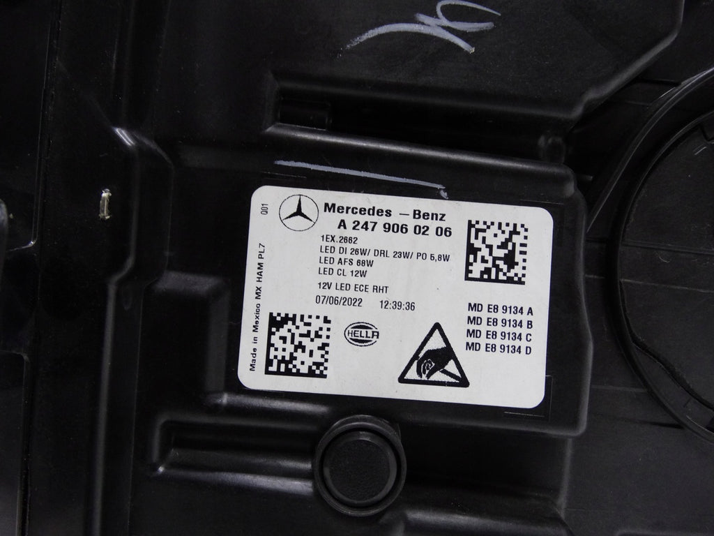 Frontscheinwerfer Mercedes-Benz Glb X247 A2479060206 LED Rechts Headlight SCH5954368136cd